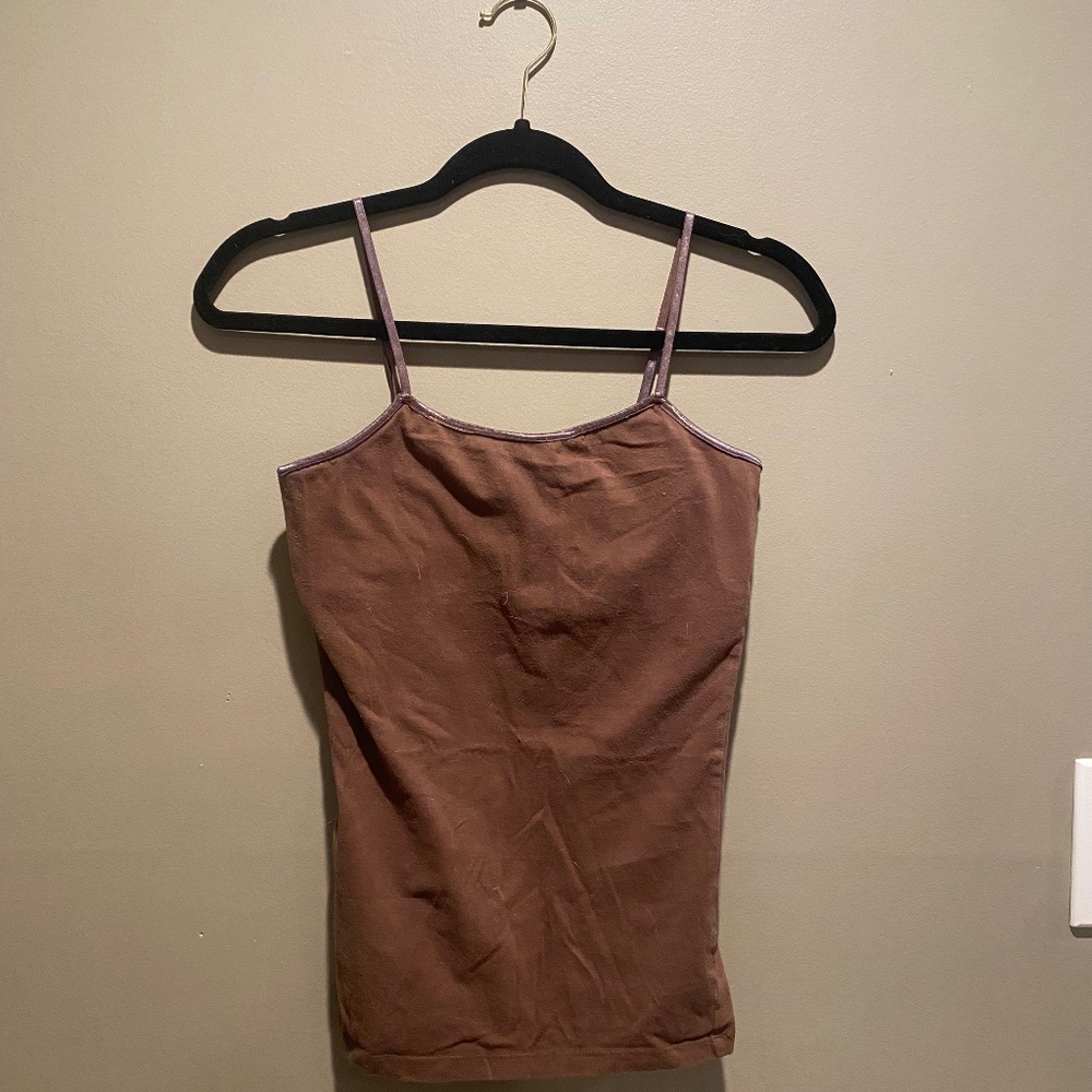 Brown Cami Tank Top